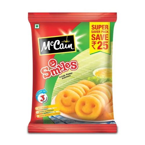 McCain Smiles Crispy - Happy Potatoes, 750 gm
