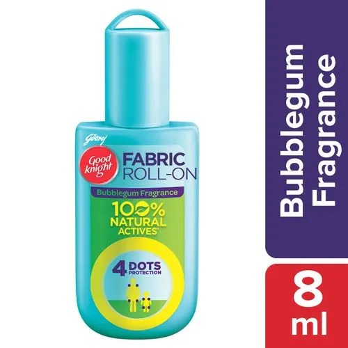 Good Knight Bubblegum Fragrance Fabric Roll-On Personal Repellent 8 ml