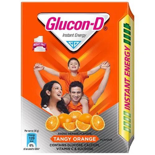 Glucon-D Tangy Orange Instant Energy Drink Mix 220gm