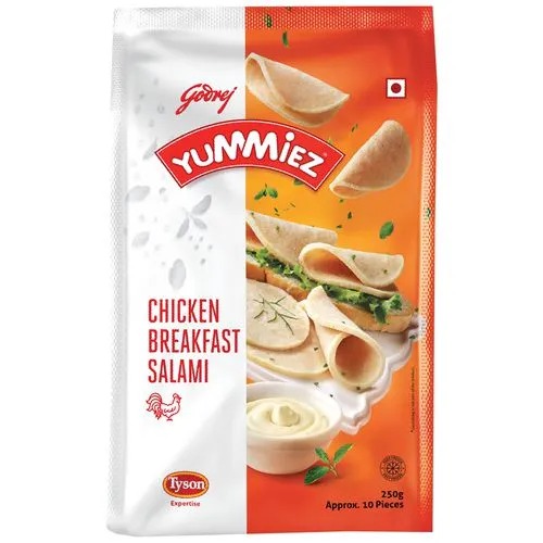 Yummiez Chicken Breakfast Salami, 250 g Pouch