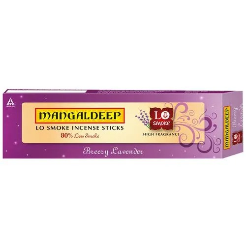 Mangaldeep Lo Smoke Breezy Lavender Incense Sticks 100gm