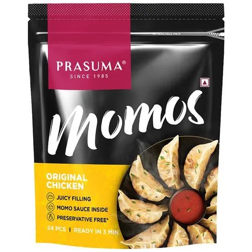 Prasuma Chicken - Momos, Original, 24 pcs 500gm