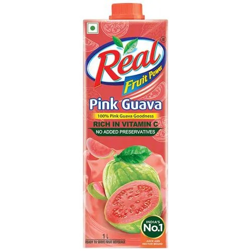 Real Fruit Power Pink Guava Juice 1L
