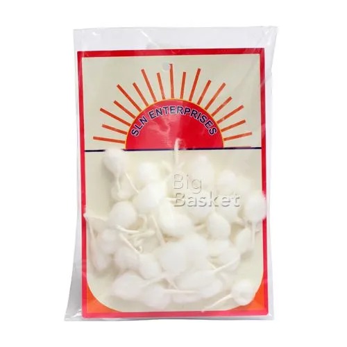 Sln Batti - Cotton round, 50 pcs Pouch 100gm