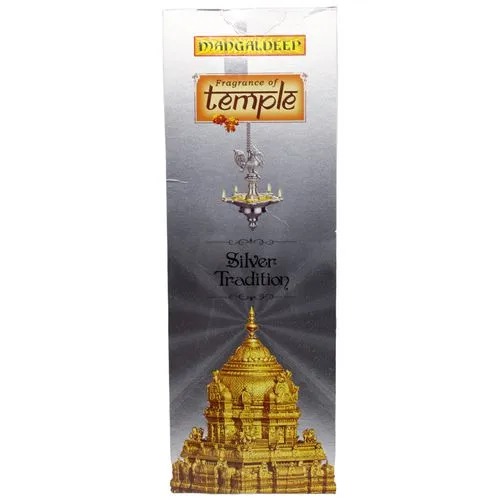 Mangaldeep Temple Diya Silver Tradition Agarbatti Sticks 250gm