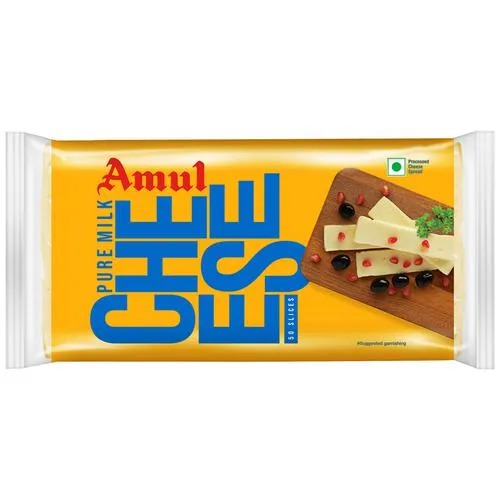 Amul Cheese Slices - Rich In Protein, Wholesome, No Added Sugar, 750 g (50 Slices)