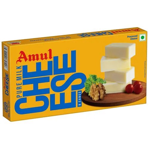 Amul Processed Cheese Chiplets Cubes, 200 g (8 Cubes)