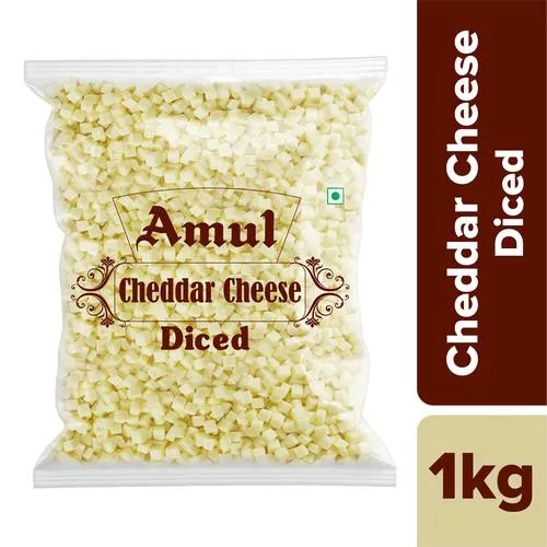 Amul Diced Cheese Blend, 1 kg Pouch