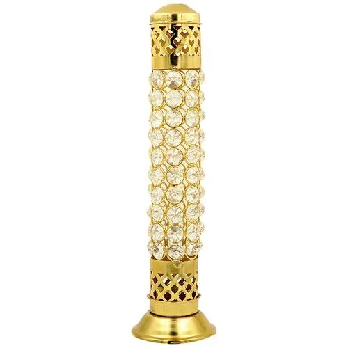 Shubhkart Nitya Brass Crystal Incense Holder  200gm