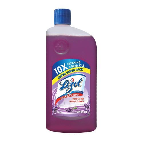 Lizol Disinfectant Surface & Floor Cleaner Liquid, Lavender - 500 ml