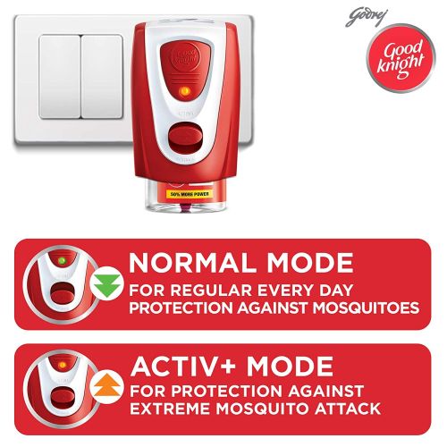 Godrej Good Knight Power Active+ System -  (Machine + Refill)