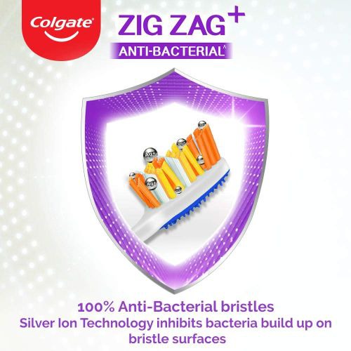Colgate Zig Zag Tooth Brush (Soft) - Buy 2 Get 1 Free 35gm