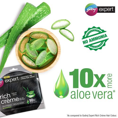 Godrej Expert New Rich Creme Natural Black Hair Colour  70gm
