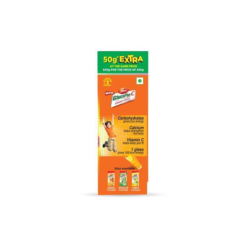 Dabur GlucoPlus-C Orange Energy Drink - Get Sipper Free 1kg