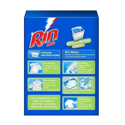 Rin Matic Detergent Powder, 1 kg
