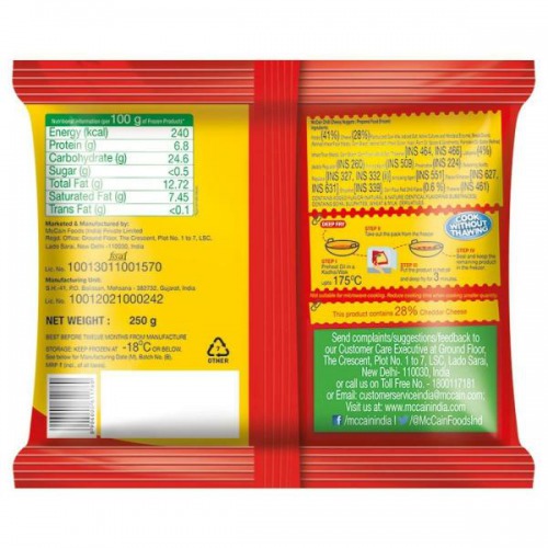 McCain Chilli Cheesy Nuggets, 250 gm