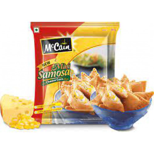 McCain Mini cheese corn Samosa - Cheese Pizza, 240 g