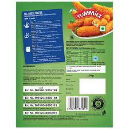 Yummiez Cheese Finger - Veg, 400 g