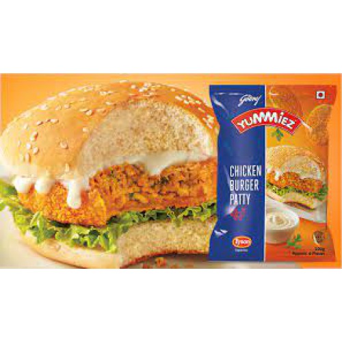 Yummiez Chicken Burger Patty - Ready To Cook, 300 g