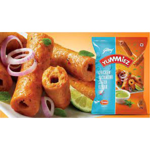 ummiez Chicken Kabab - Lucknow Seekh, 400 g
