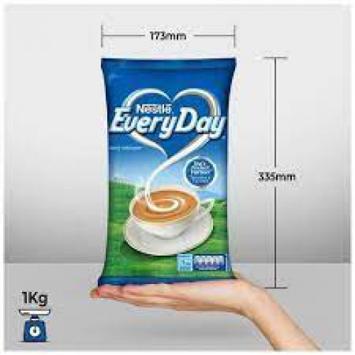 Nestle Everyday Dairy Whitener - Milk Powder for Tea, 1 kg Pouch