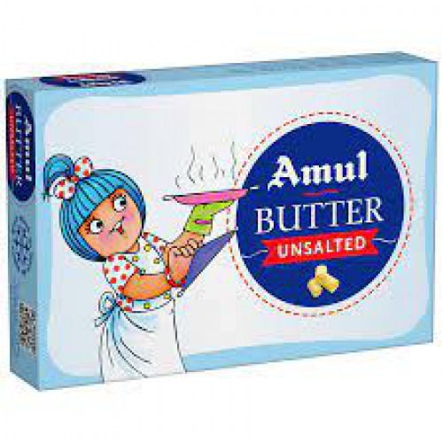 Amul Unsalted Butter, 100 g Carton