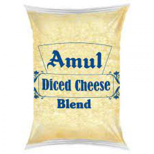 Amul Diced Cheese Blend, 1 kg Pouch