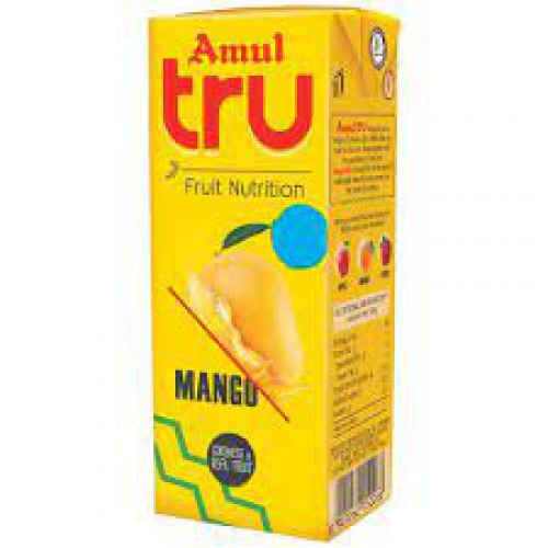 Amul Tru Mango, 180 ml Tetra Pak