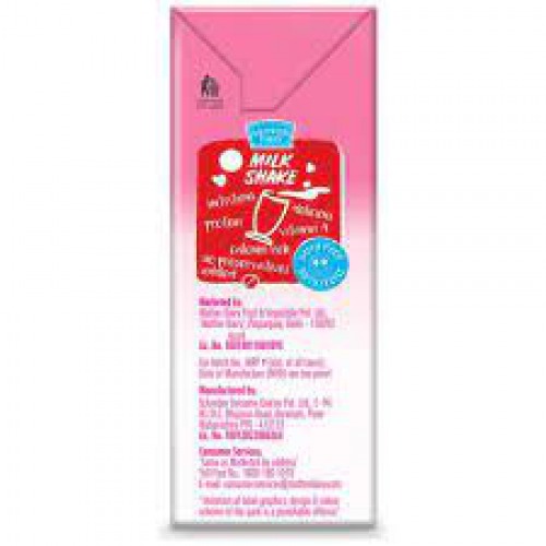 mother dairy Milk Shake - Strawberry, 200 ml Carton