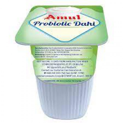 Amul Probiotic Dahi, 180 g Cup
