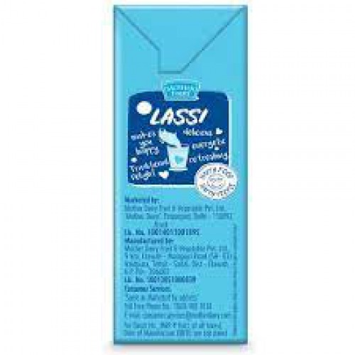 mother dairy Lassi - Sweetened (Asli Refreshment), 200 ml Carton