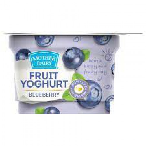mother dairy Fruit Yoghurt - Blueberry, 100 g Cup