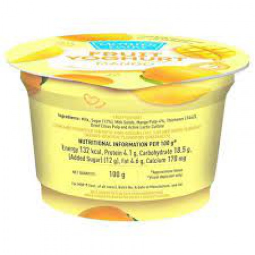 mother dairy Fruit Yoghurt - Mango, 100 g Cup