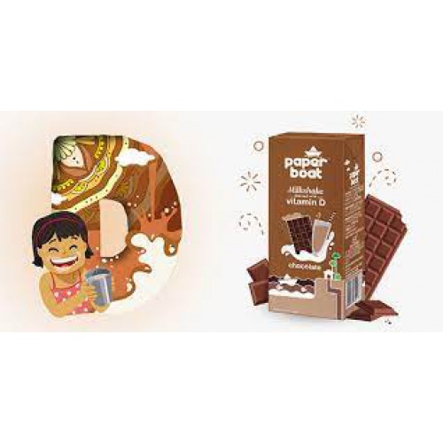 Paper Boat Chocolate Milkshake, 180 ml Doy