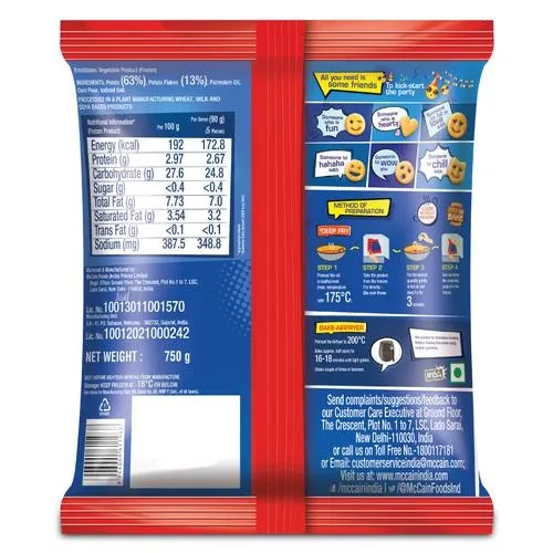 McCain EmotiBites 750 gm