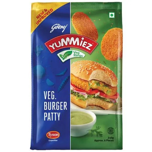 Yummiez Veg Burger Patty, 340 g