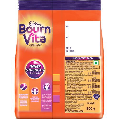 Cadbury Bournvita Health Drink, 500 g