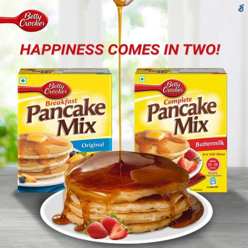 Betty Crocker Pancake Mix, Buttermilk 500 gm
