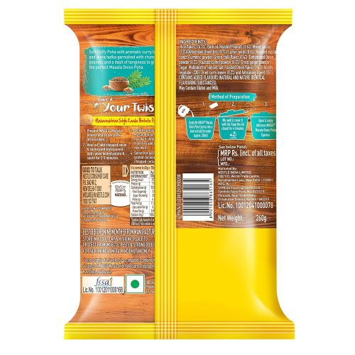 Maggi Ready To Eat, Masala Onion Poha Express Pouch 80gm