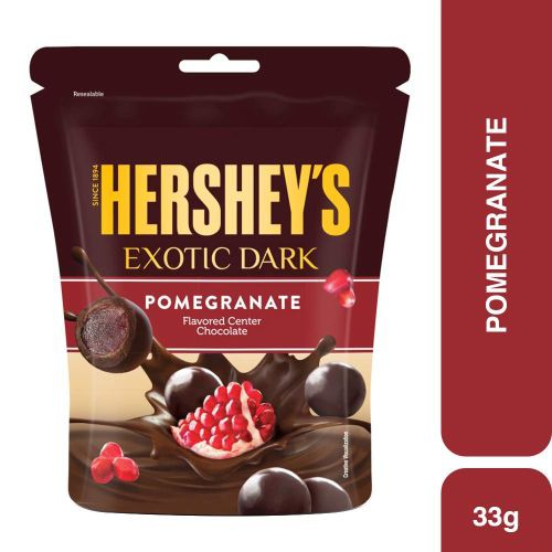 Hersheys Exotic Dark Pomegranate Chocolate 30gm