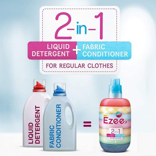 Godrej Ezee 2 in1 Liquid Detergent  Fabric Conditioner (Fabric Softener)