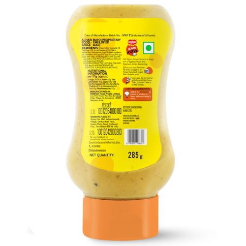 Del Monte Achari Mayo Pet Bottle 250gm
